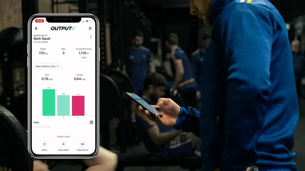 Tecnologia Output utilizada no ambiente de treinamento